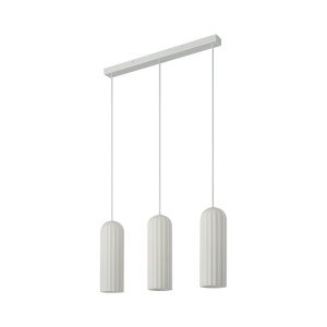Lustra suspendata design nordic Miella 3L alb - Img 2