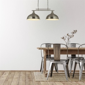 Lustra suspendata din metal Fusion 2L 140418 universul-luminii.ro