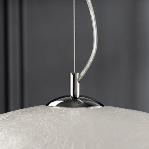 LUSTRA SUSPENDATA elegant Glow XL alb - Img 4