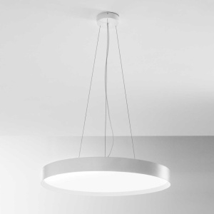 Lustra suspendata LED AVA 80cm, alb sau negru 128638 universul-luminii.ro