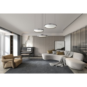 Lustra suspendata LED CCT, Telecomanda, BRIGGS 67186-60 GL 247228 universul-luminii.ro