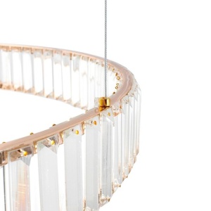 Lustra suspendata LED design ambiental Ring 3B auriu - Img 3