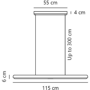 Lustra suspendata LED design liniar din lemn Akeno - Img 10