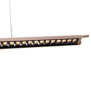 Lustra suspendata LED design modern Jo-Jo Modern auriu - Img 3