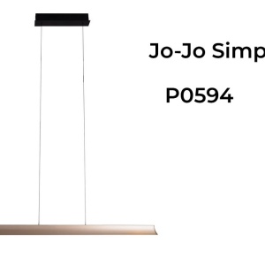 Lustra suspendata LED design modern Jo-Jo Simple auriu - Img 5