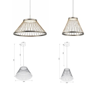 Lustra suspendata LED design modern SPIDER 60cm MA-8949 171978 universul-luminii.ro