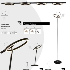 Lustra suspendata LED stil modern Space 236968 universul-luminii.ro