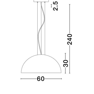 Lustra suspendata metal design decorativ THOLOS D-60cm 237098 universul-luminii.ro
