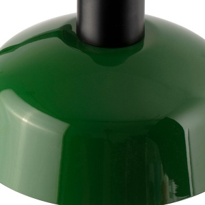 Lustra suspendata metal TATAWIN M 5L negru, verde - Img 2