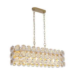 Lustra suspendata ovala design elegant Belle 8LT - Img 4