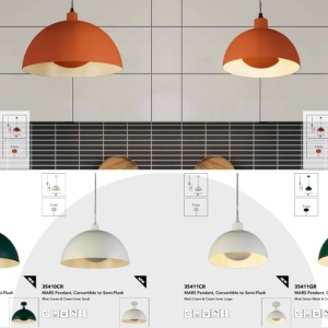 Lustra suspendata stil industrial Mars crem 236998 universul-luminii.ro