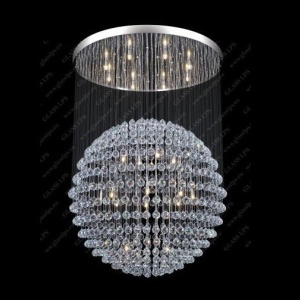 Lustra XXL design modern cristal Bohemia, diametru 100cm - Img 1