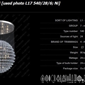 Lustra XXL design modern cristal Bohemia, diametru 100cm - Img 4