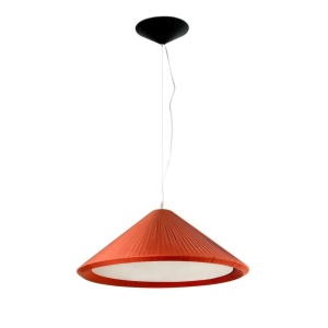 Lustra XXL suspendata design decorativ SAIGON IN 70cm Terracotta