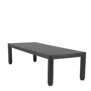 Masa design elegant LUX Atelier 300x115cm, gri carbune 113765 HZ - Img 3