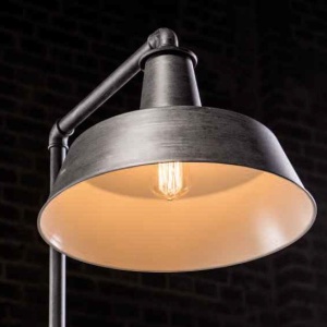 Masa design industrial din fier forjat cu lampa inclusa H 16933 42648 universul-luminii.ro