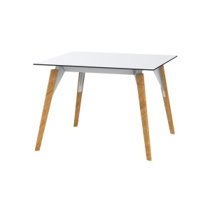 Masa design modern premium FAZ WOOD, 100x100cm 54306 - Img 2