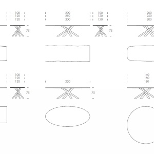 Masa eleganta design LUX STYLE 300x120cm - Img 3