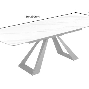 Masa extensibila, Ceramica Alba, CONCORD 180-230cm A-46498 VC - Img 4