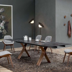 Masa extensibila eleganta design LUX Still 215-295x100cm - Img 14