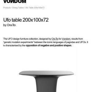 Masa exterior / interior design modern premium UFO - Img 5