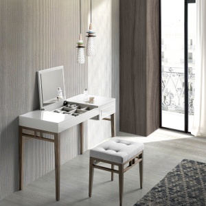 Masa machiaj eleganta design modern Platin AC-CP1709DK-NOGAL - Img 6