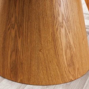 Masa rotunda, Ceramica Alba, Furnir Stejar, UNIQUE 120cm A-45143 VC - Img 3