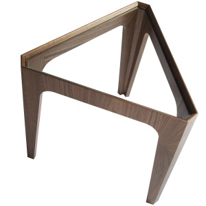 Masuta auxiliara cu blat triunghiular Corner Table 42x42cm - Img 3