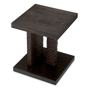 Masuta auxiliara design LUX Bravon, Ebony oak veneer - Img 3