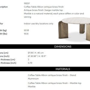Masuta auxiliara design LUX realizate manual Albion - Img 5