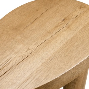 Masuta auxiliara din lemn design LUX Prelude, Reclaimed oak - Img 7