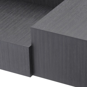 Masuta de cafea design elegant LUX Nerone, gri carbune 113962 HZ - Img 5