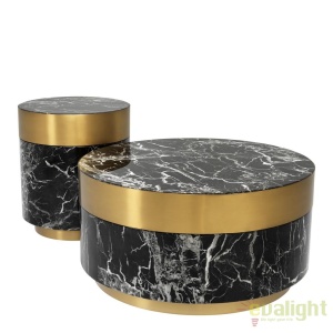 Masuta de cafea eleganta, design LUX Caron 112250 HZ - Img 3