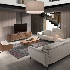 Masuta de cafea moderna design LUX Wood and Gold - Img 11