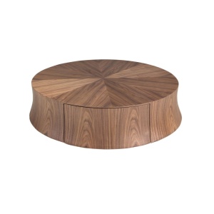 Masuta de cafea rotunda Walnut - Img 4