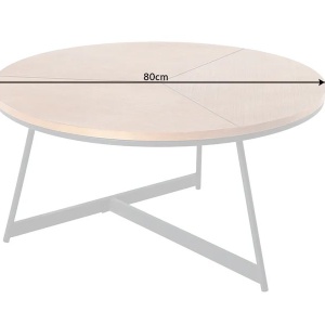 Masuta design industrial vintage Oak Elegance 80cm A-41205 VC - Img 4