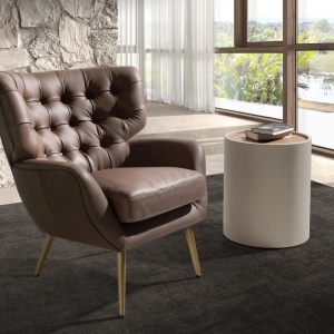 Masuta laterala design LUX Walnut-Bej - Img 6