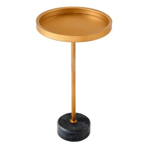 Masuta Laterala, Marmura, Metal, TRAYFUL 60cm