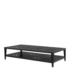 Masuta pentru interior si exterior Bell Rive negru, 180x90cm 113622 HZ - Img 2