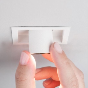 Mini Spot LED incastrabil ajustabil design modern DESERT alb - Img 6