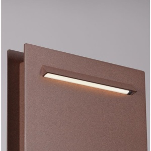 Mini Stalp de exterior LED 3000K, IP67 RECTO H-23cm corten - Img 10