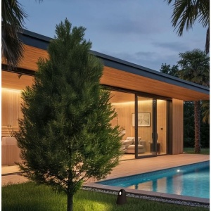 Mini Stalp din ciment iluminat exterior LED IP65 REXEL - Img 4