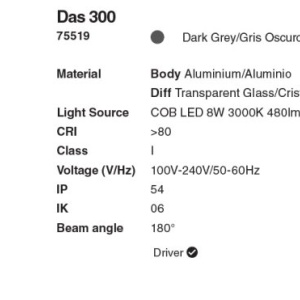 Mini Stalp LED de exterior modern DAS 55328 universul-luminii.ro