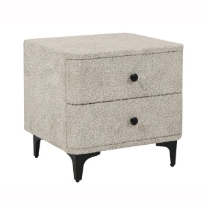 Noptiera ART DECO greige boucle
