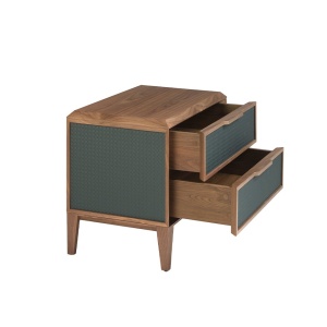 Noptiera cu 2 sertare design LUX Dark green - Img 9