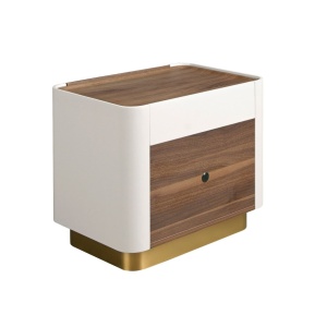 Noptiera deosebita design LUX Walnut-Bej - Img 3