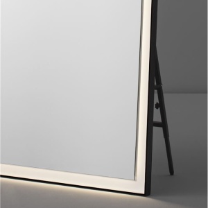 Oglinda baie de perete sau podea cu iluminat LED IP44 Adon, 75x150cm 239458 universul-luminii.ro