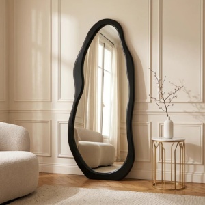 Oglinda de perete cu rama neagra ORGANIC 180cm - Img 5