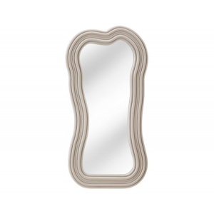 Oglinda de perete decorativa Alice II 100cm greige