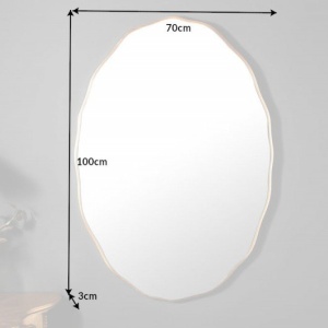 Oglinda de perete decorativa Elegancia 100cm oval - Img 7